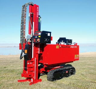 9100 VTR D gumilánctalpas talajmintavevő magszondázó berendezés