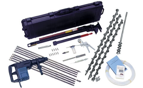 Hordkofferes nagyteljesítményű talajgáz mintavevő készlet Hordkofferes nagyteljesítményű talajgáz mintavevő készlet