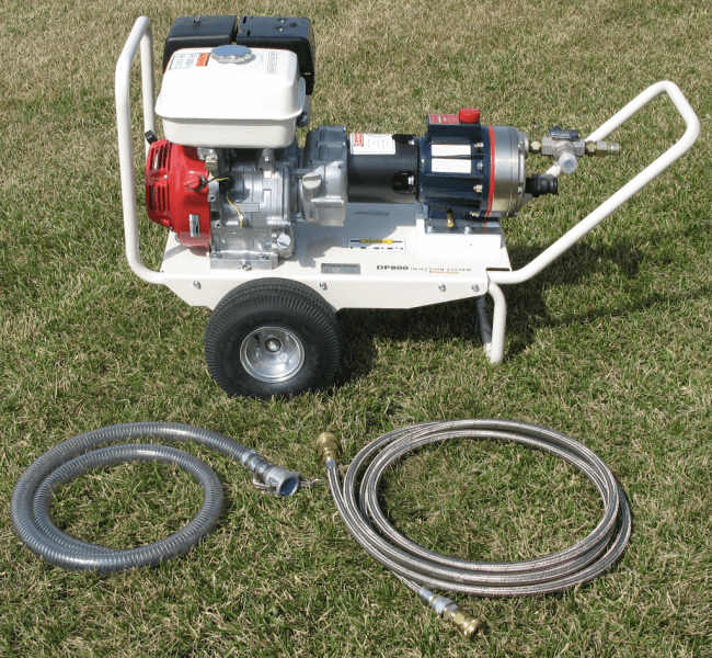 GP800 injektáló szivattyú aggregát tartozék tömlőkkel