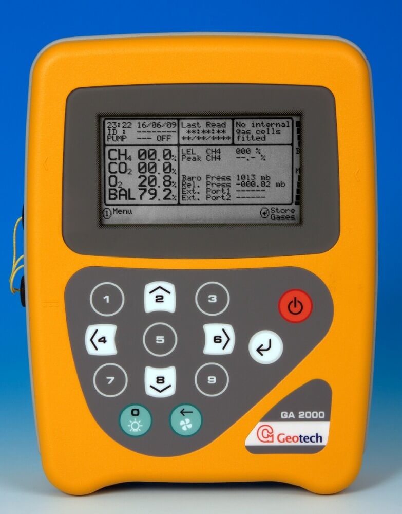 GA 2000 hordozható depóniagáz-elemző GA 2000 hordozható depóniagáz-elemző