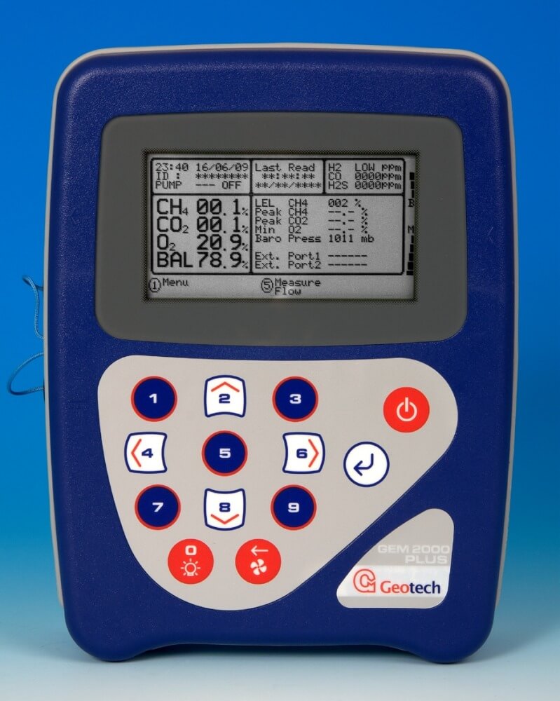 GEM 2000 Plus hordozható depóniagáz-elemző GEM 2000 Plus hordozható depóniagáz-elemző