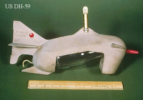 US DH-59 mélységintegráló lebegtetett hordalék / lebegőanyag mintavevő