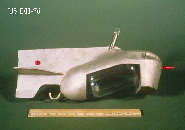 US DH-76 mélységintegráló lebegőanyag mintavevő