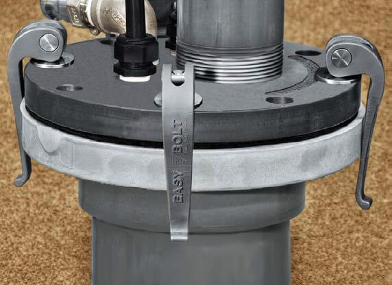 Karos gyorscsapszeg peremes csőkötésekhez Karos gyorscsapszeg peremes csőkötésekhez