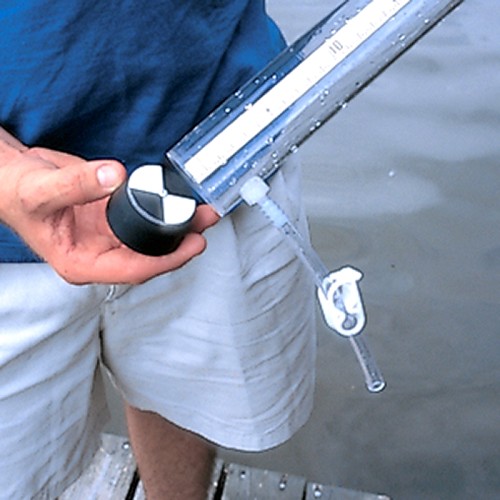 Zavarosság-mérés Secchi-hengerrel