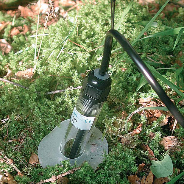 telepített T8 tenziométer korábbi színtelen szondaszárral telepített T8 tenziométer korábbi színtelen szondaszárral