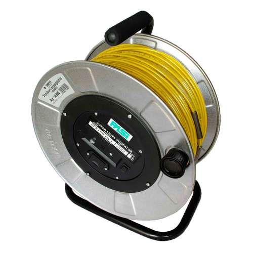 Vízszintmérő, kút, kézi, hordozható, talajvíz, felszín alatti víz, nyugalmi vízszint, üzemi vízszint, water level meter, dipmeter, cable ruler, Wasserlichtlot