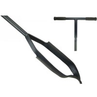 Toldható holland kézi talajfúró, átmérő 120 mm - professzionális kategória