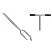 Horganyzott nem toldható holland kézi talajfúró, átmérő 75 mm - hobbi kategória