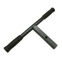 Gumibevonatú hajtókar toldható kézi talajfúróhoz